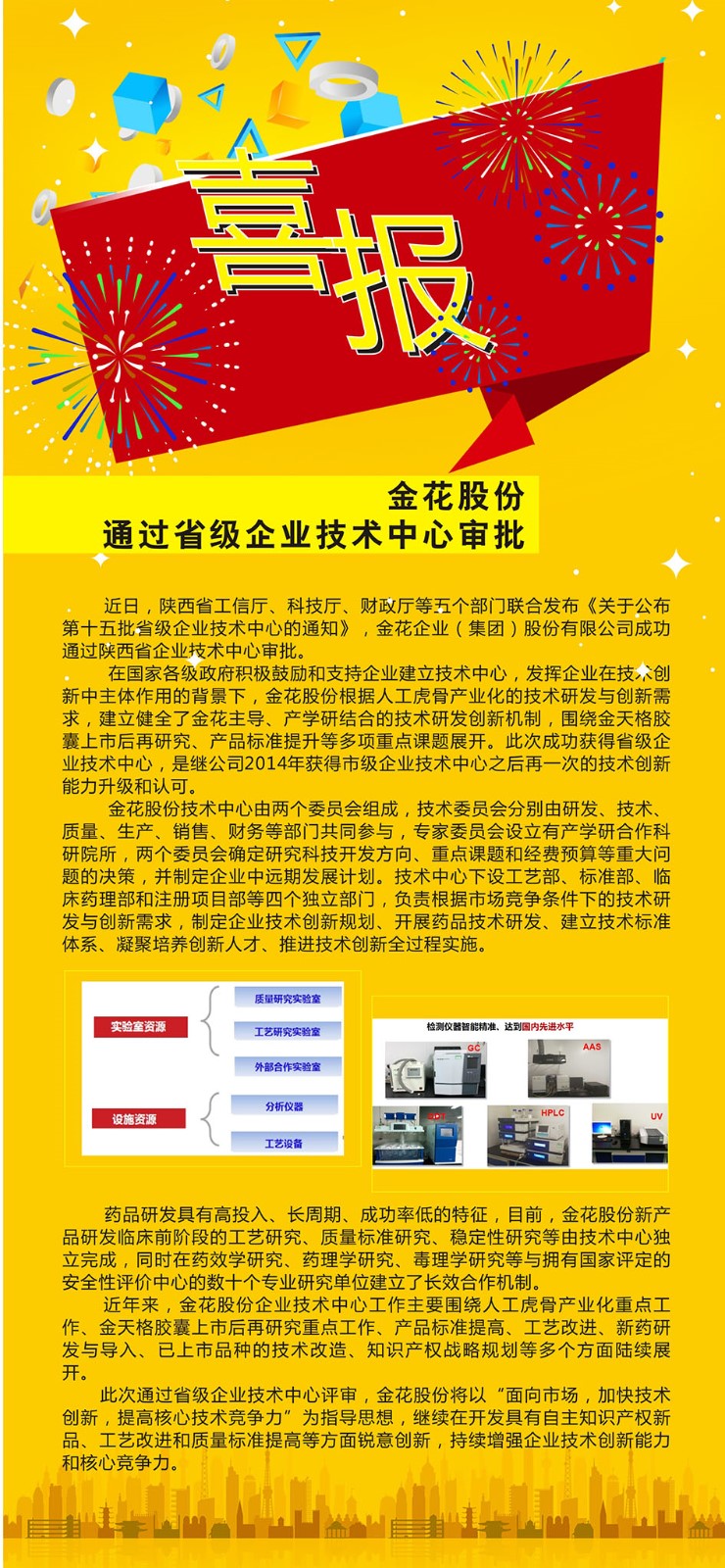 350vip8888新葡的京集团喜报——350vip8888新葡的京集团股份通过省级技术中心审批