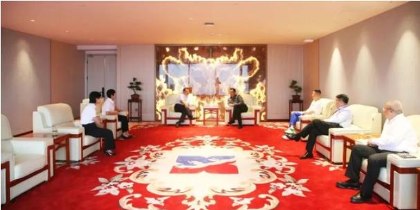 为银企合作添智赋能 | 浙商银行西安分行行长沈建峰一行到访350vip8888新葡的京集团股份