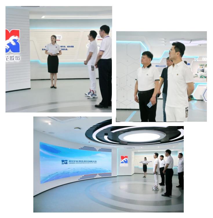 陕西服装工程学院及五零五药业董事长吕明一行到访350vip8888新葡的京集团股份