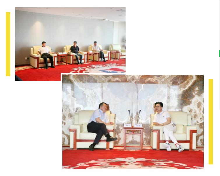 陕西服装工程学院及五零五药业董事长吕明一行到访350vip8888新葡的京集团股份