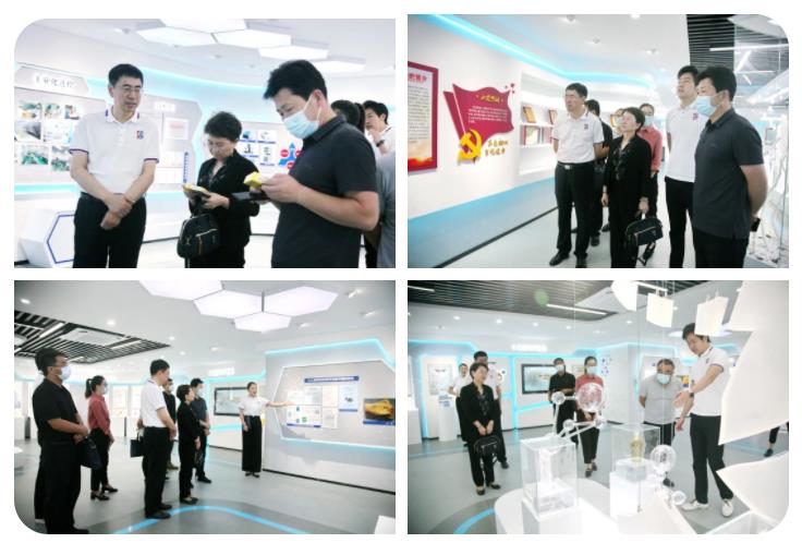 榆林市政府领导一行莅临350vip8888新葡的京集团股份考察交流