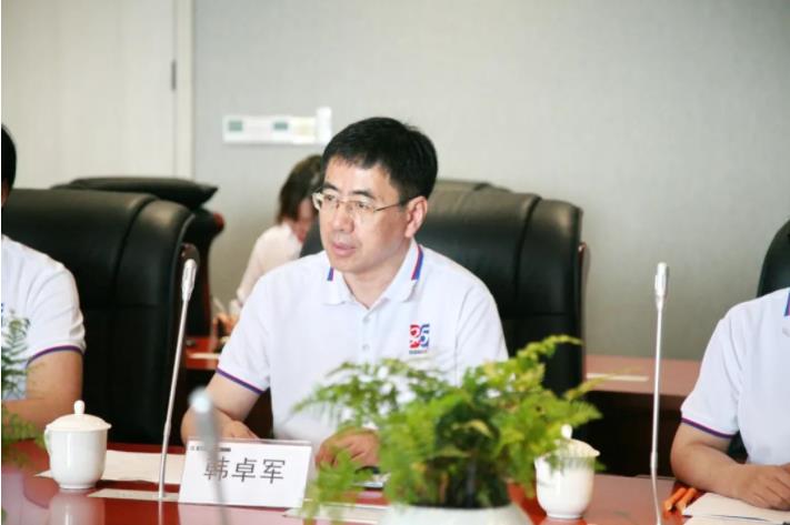 榆林市政府领导一行莅临350vip8888新葡的京集团股份考察交流