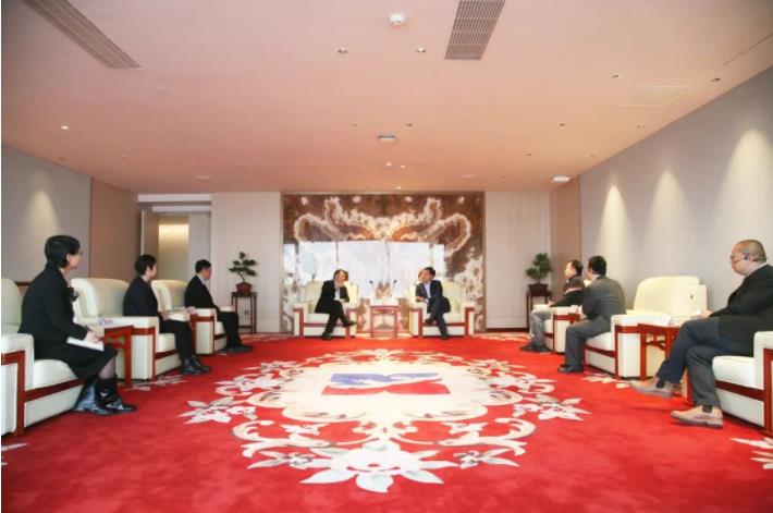 长安国际信托股份有限公司常务副总裁桂林一行莅临350vip8888新葡的京集团股份考察交流