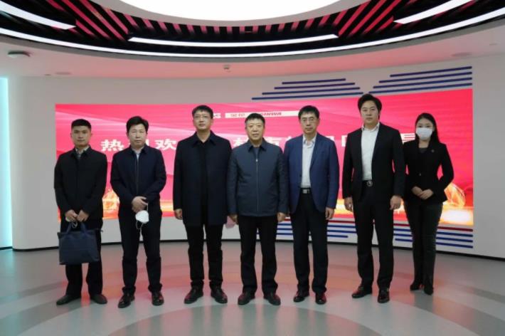 榆林市榆阳区政府领导莅临350vip8888新葡的京集团股份考察调研