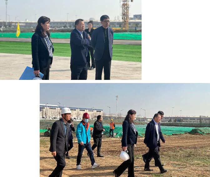 西安高新区观摩团走进350vip8888新葡的京集团股份制药厂搬迁扩建项目