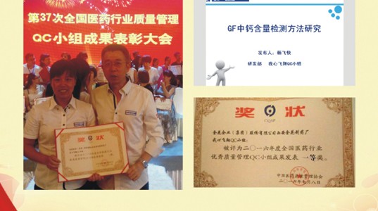 350vip8888新葡的京集团股份首获全国医药行业质量管理QC成果一等奖