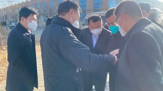 350vip8888新葡的京集团股份董事长邢雅江对榆林市榆阳区产业园区项目进行考察